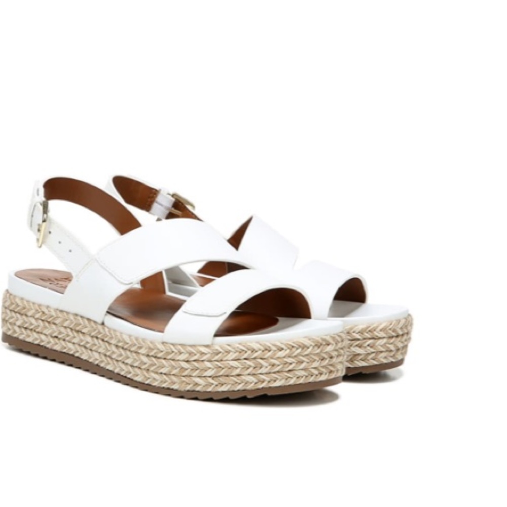 White sandals